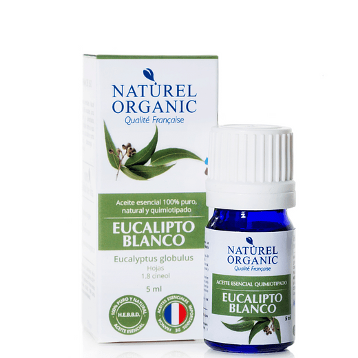 ACEITE ESENCIAL DE EUCALIPTO BLANCO ORGÁNICO 5ml - NATUREL ORGANIC 