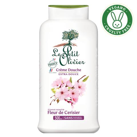 CREMA DE DUCHA FLOR DE CEREZO 500 ML - LE PETIT OLIVIER