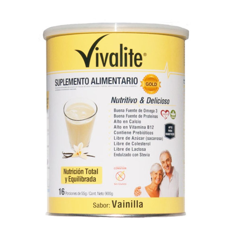 SUPLEMENTO ALIMENTARIO VAINILLA 900 GR. - VIVALITE 