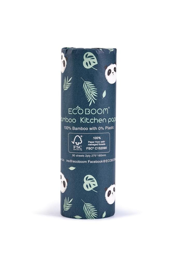 PAPEL DE COCINA BAMBU 100% VIRGEN  - ECOBOOM 