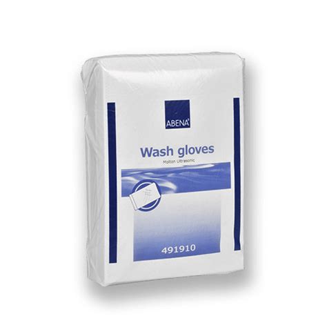 GUANTES DE BAÑO DESECHABLES 50 u.-  ABENA